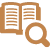 ikona lupy i książki